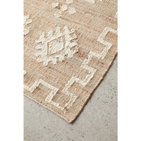 Nazret 1327 Jute Wool Cotton Natural Rug - Rugs Of Beauty - 3