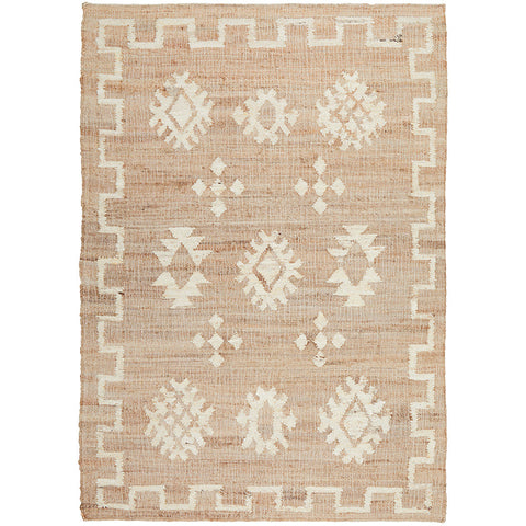 Nazret 1327 Jute Wool Cotton Natural Rug - Rugs Of Beauty - 1