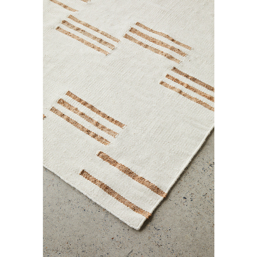 Nazret 1328 Jute Wool Cotton Natural Rug - Rugs Of Beauty - 3