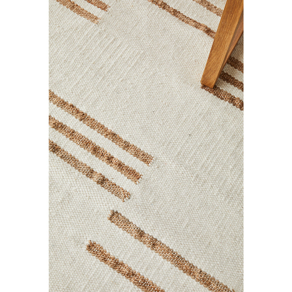 Nazret 1328 Jute Wool Cotton Natural Rug - Rugs Of Beauty - 5