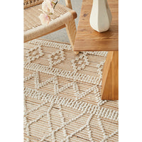 Nazret 1332 Jute Wool Cotton Natural Rug - Rugs Of Beauty - 3