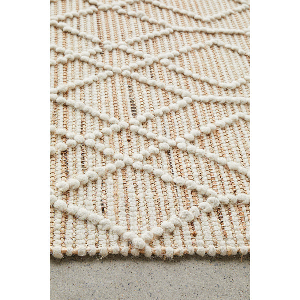 Nazret 1332 Jute Wool Cotton Natural Rug - Rugs Of Beauty - 7