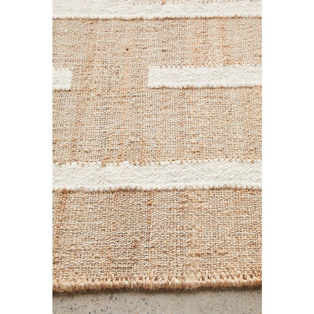 Nazret 1333 Jute Wool Cotton Natural Rug - Rugs Of Beauty - 6