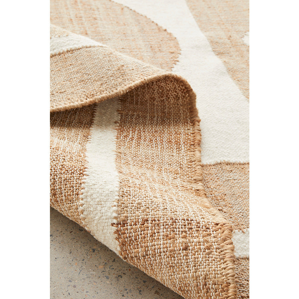 Nazret 1333 Jute Wool Cotton Natural Rug - Rugs Of Beauty - 9