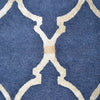 Sanderson Empire Trellis Indigo 45508 Designer Wool / Viscose Rug - Rugs Of Beauty - 3
