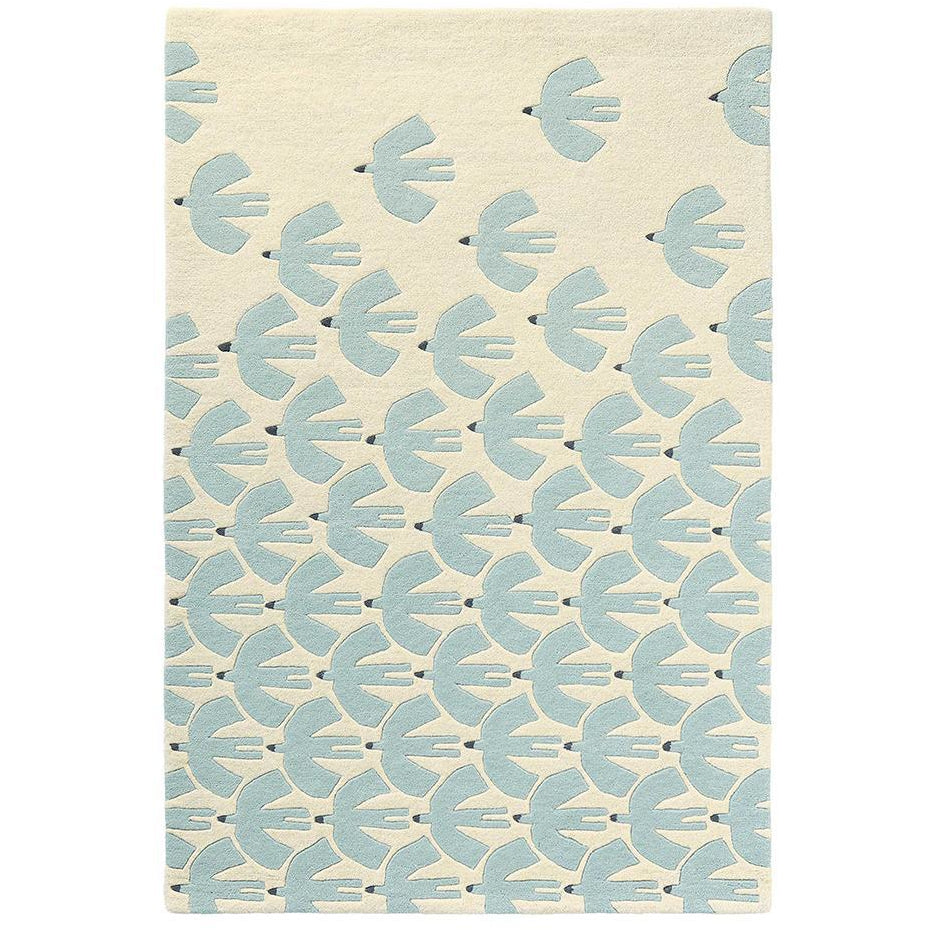Scion Pajaro Mint 23909 Modern Designer Wool Rug  - Rugs Of Beauty - 1