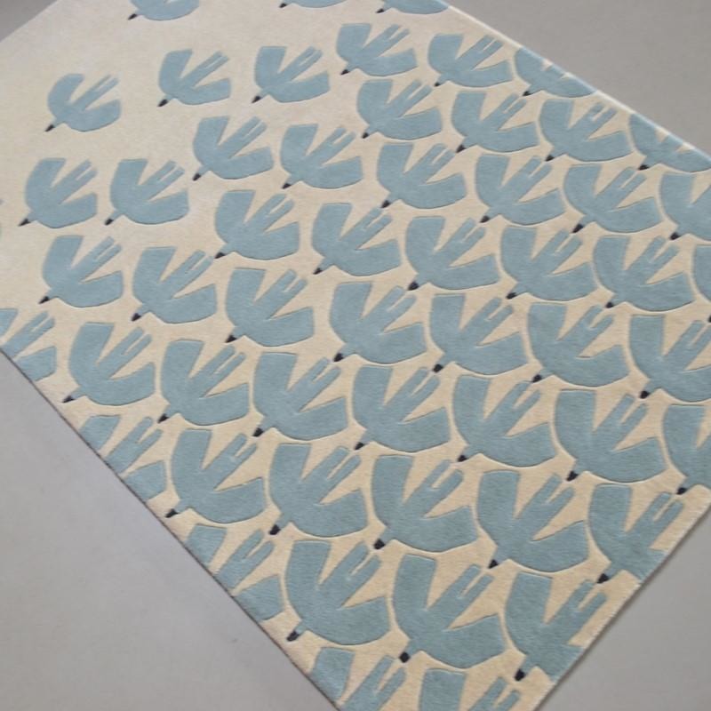 Scion Pajaro Mint 23909 Modern Designer Wool Rug  - Rugs Of Beauty - 2