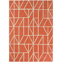 Scion Viso Paprika 24003 Modern Designer Wool Rug - Rugs Of Beauty - 1