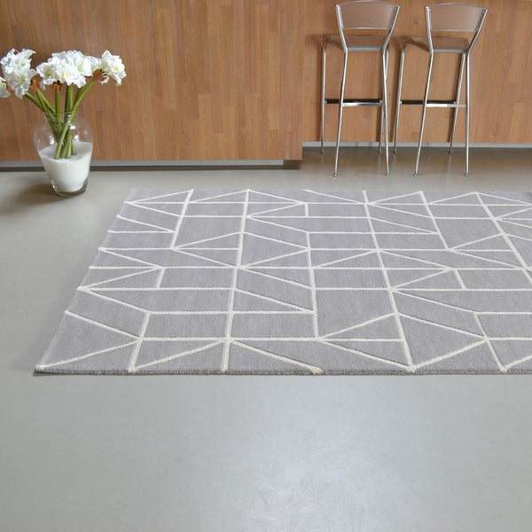 Scion Viso Steel 24004 Modern Designer Wool Rug - Rugs Of Beauty - 2