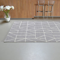 Scion Viso Steel 24004 Modern Designer Wool Rug - Rugs Of Beauty - 2