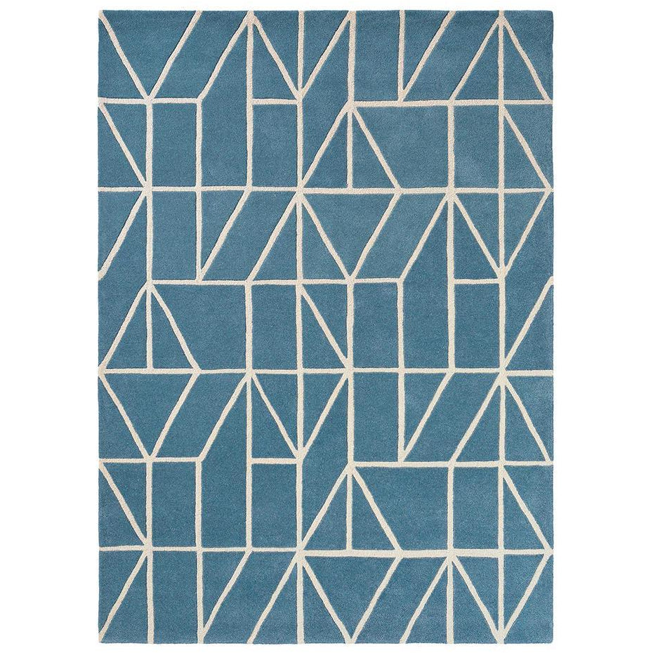 Scion Viso Denim 24008 Modern Designer Wool Rug - Rugs Of Beauty - 1