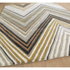 Scion Groove Pebble Chevron Patterned 25704 Modern Designer Wool Rug - Rugs Of Beauty - 4