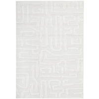 Porto 3425 White Patterned Modern Rug - Rugs Of Beauty - 1