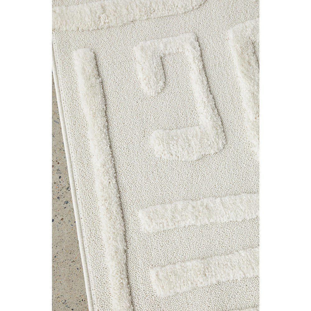 Porto 3425 White Patterned Modern Rug - Rugs Of Beauty - 4