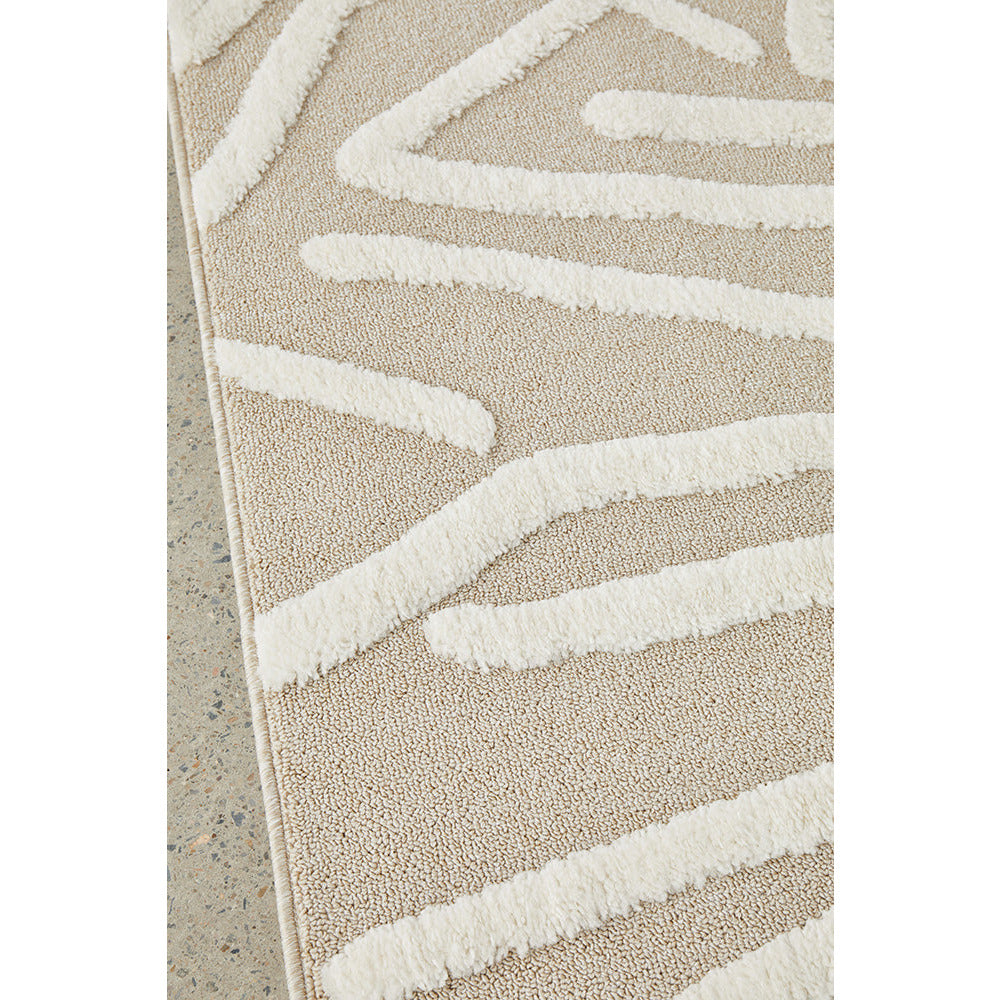 Porto 3427 Natural Patterned Modern Rug - Rugs Of Beauty - 4