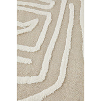 Porto 3427 Natural Patterned Modern Rug - Rugs Of Beauty - 5