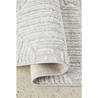 Porto 3428 Silver Grey Patterned Modern Rug - Rugs Of Beauty - 7