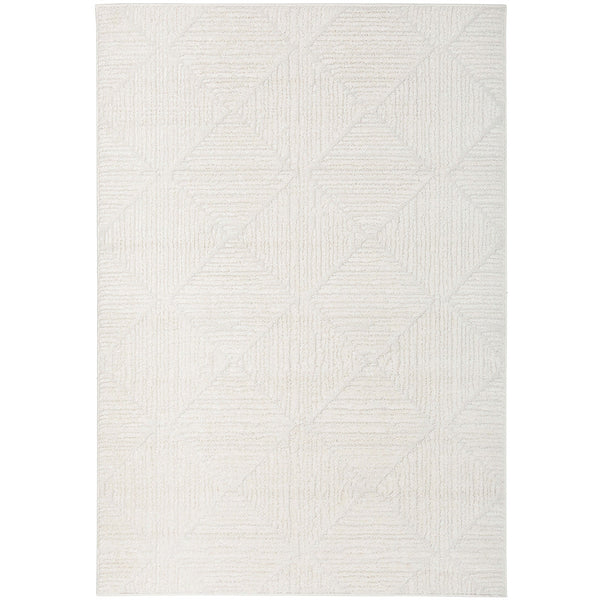Porto 3428 White Patterned Modern Rug - Rugs Of Beauty - 1