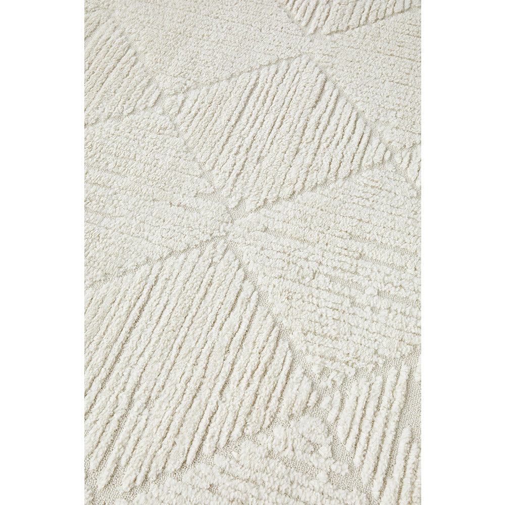 Porto 3428 White Patterned Modern Rug - Rugs Of Beauty - 5
