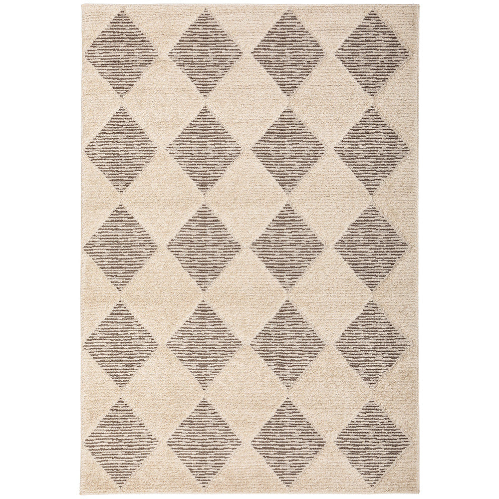 Porto 3429 Beige Patterned Modern Rug - Rugs Of Beauty - 1