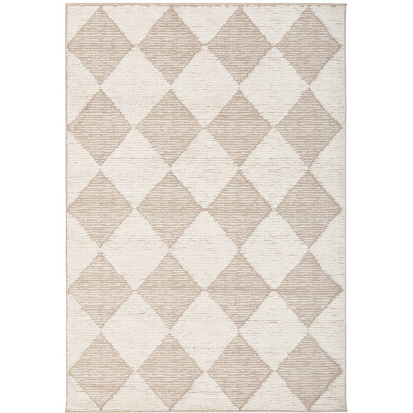 Porto 3429 Natural Patterned Modern Rug - Rugs Of Beauty - 1