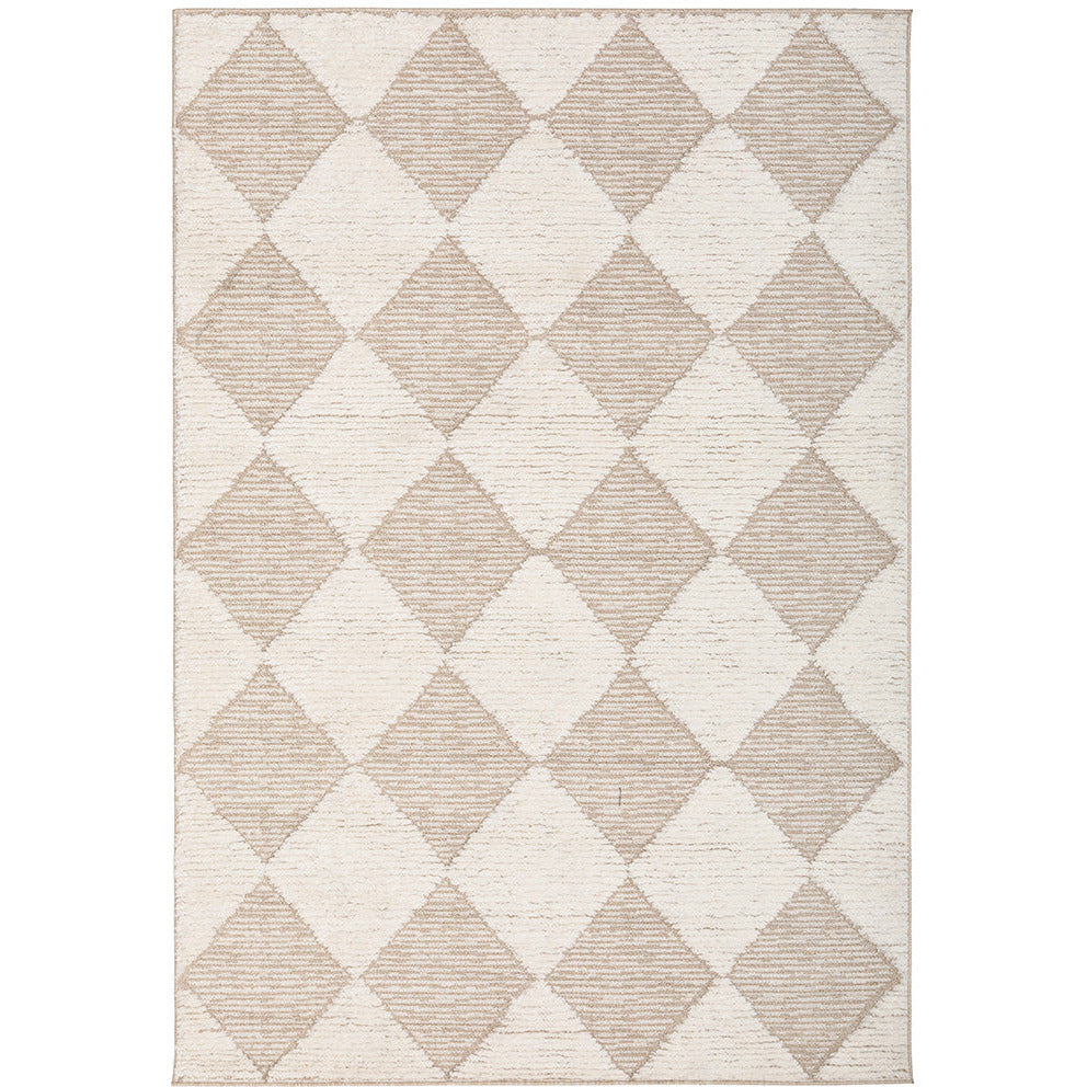 Porto 3429 Natural Patterned Modern Rug - Rugs Of Beauty - 1