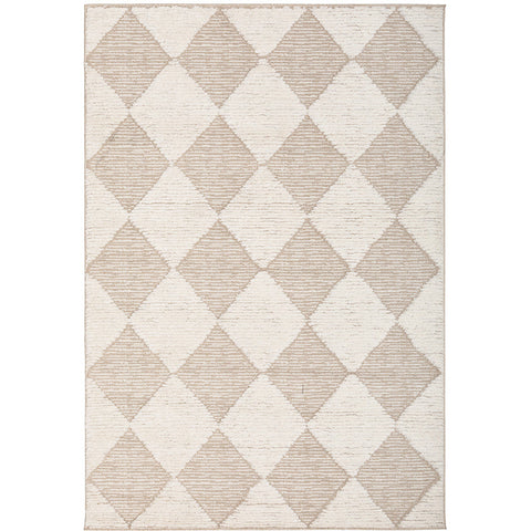 Porto 3429 Natural Patterned Modern Rug - Rugs Of Beauty - 1