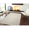 Hand Woven Felted Wool Braided Rug - Link1003 - Ivory White - Rugs Of Beauty