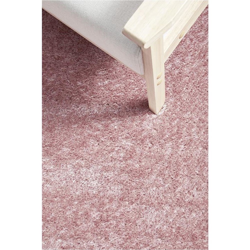 Dawson Blush Modern Soft Shaggy Rug - Rugs Of Beauty - 6