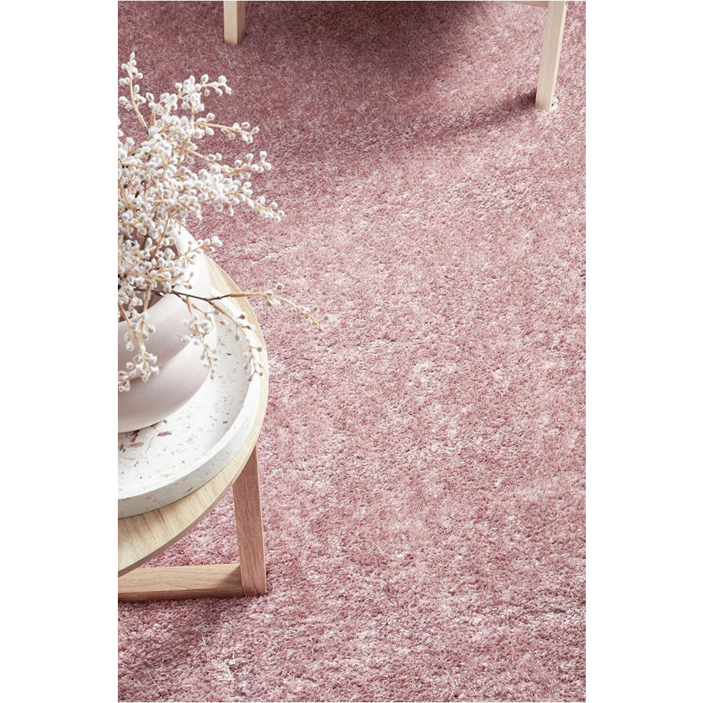 Dawson Blush Modern Soft Shaggy Rug - Rugs Of Beauty - 7