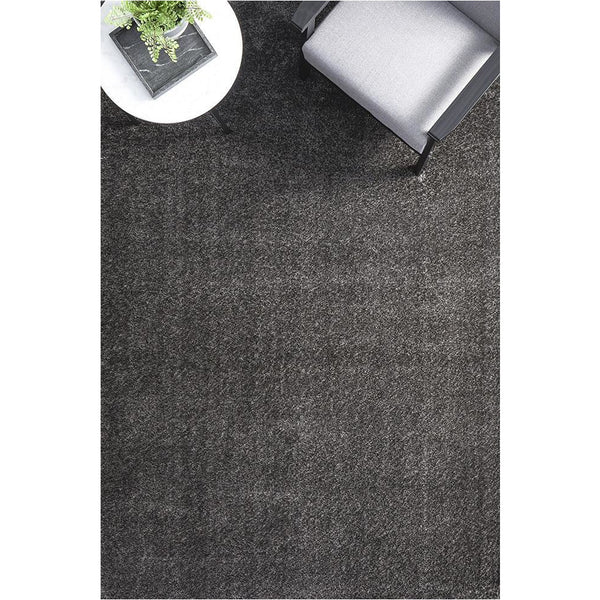 Dawson Seal Grey Modern Soft Shaggy Rug - Rugs Of Beauty - 2