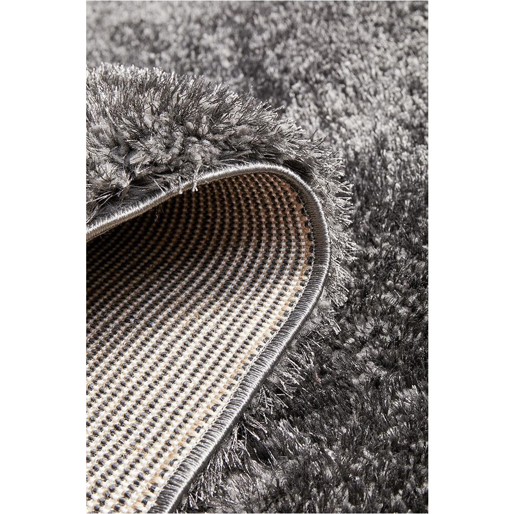 Dawson Seal Grey Modern Soft Shaggy Rug - Rugs Of Beauty - 11