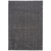 Dawson Seal Grey Modern Soft Shaggy Rug - Rugs Of Beauty - 1