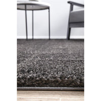 Dawson Seal Grey Modern Soft Shaggy Rug - Rugs Of Beauty - 5