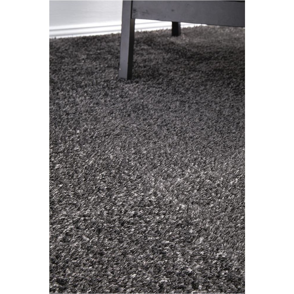 Dawson Seal Grey Modern Soft Shaggy Rug - Rugs Of Beauty - 7