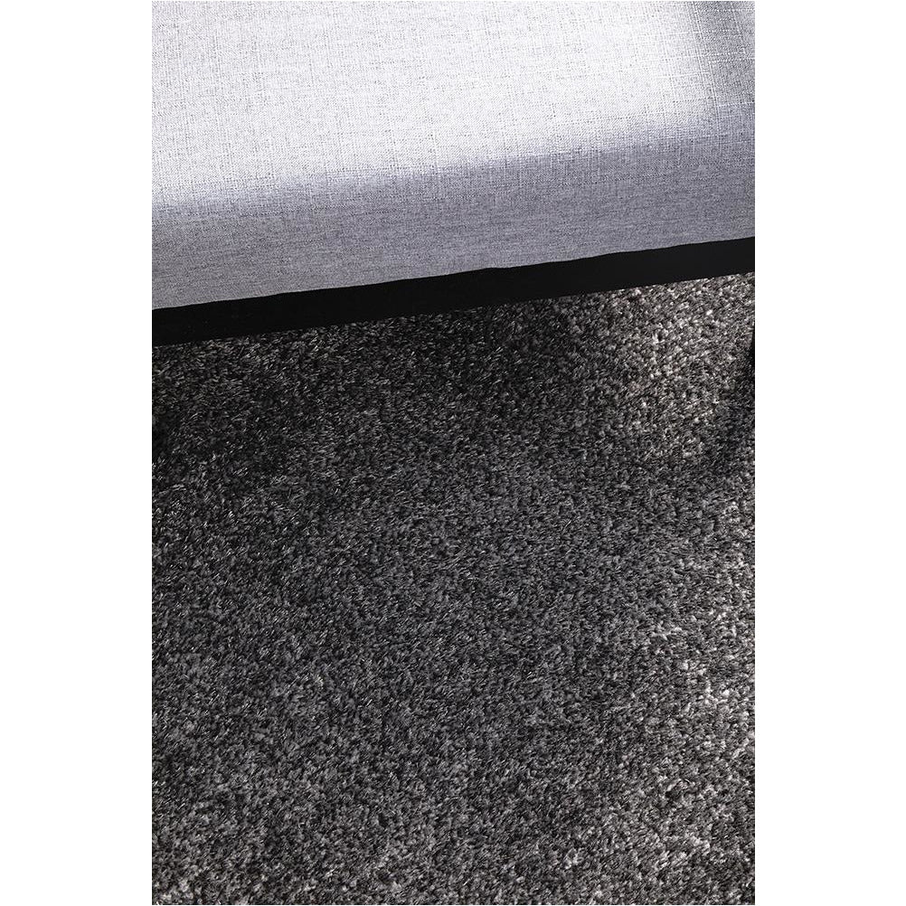 Dawson Seal Grey Modern Soft Shaggy Rug - Rugs Of Beauty - 9
