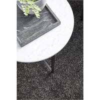 Dawson Seal Grey Modern Soft Shaggy Rug - Rugs Of Beauty - 10