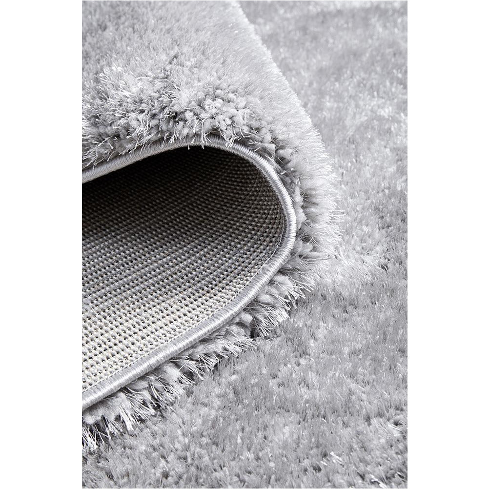 Dawson Silver Grey Modern Soft Shaggy Rug - Rugs Of Beauty - 12