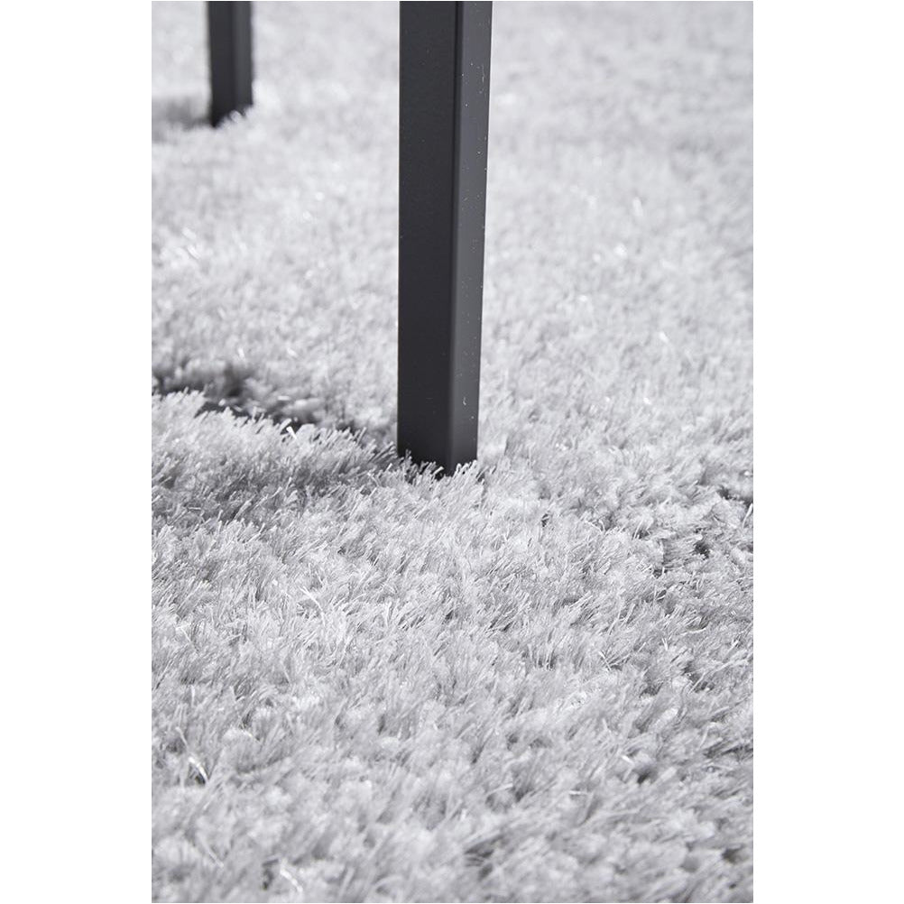 Dawson Silver Grey Modern Soft Shaggy Rug - Rugs Of Beauty - 9