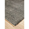 Carlos Felted Wool Flatweave Rug Black Natural - Rugs Of Beauty - 5