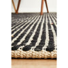Carlos Felted Wool Flatweave Rug Black Natural - Rugs Of Beauty - 7