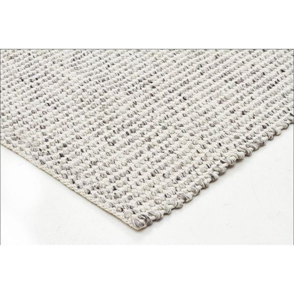 Carlos Felted Wool Flatweave Rug Grey Natural - Rugs Of Beauty - 7
