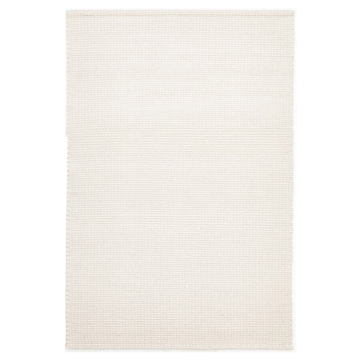 Carlos Felted Wool Flatweave Rug White Natural – Rugs Of Beauty