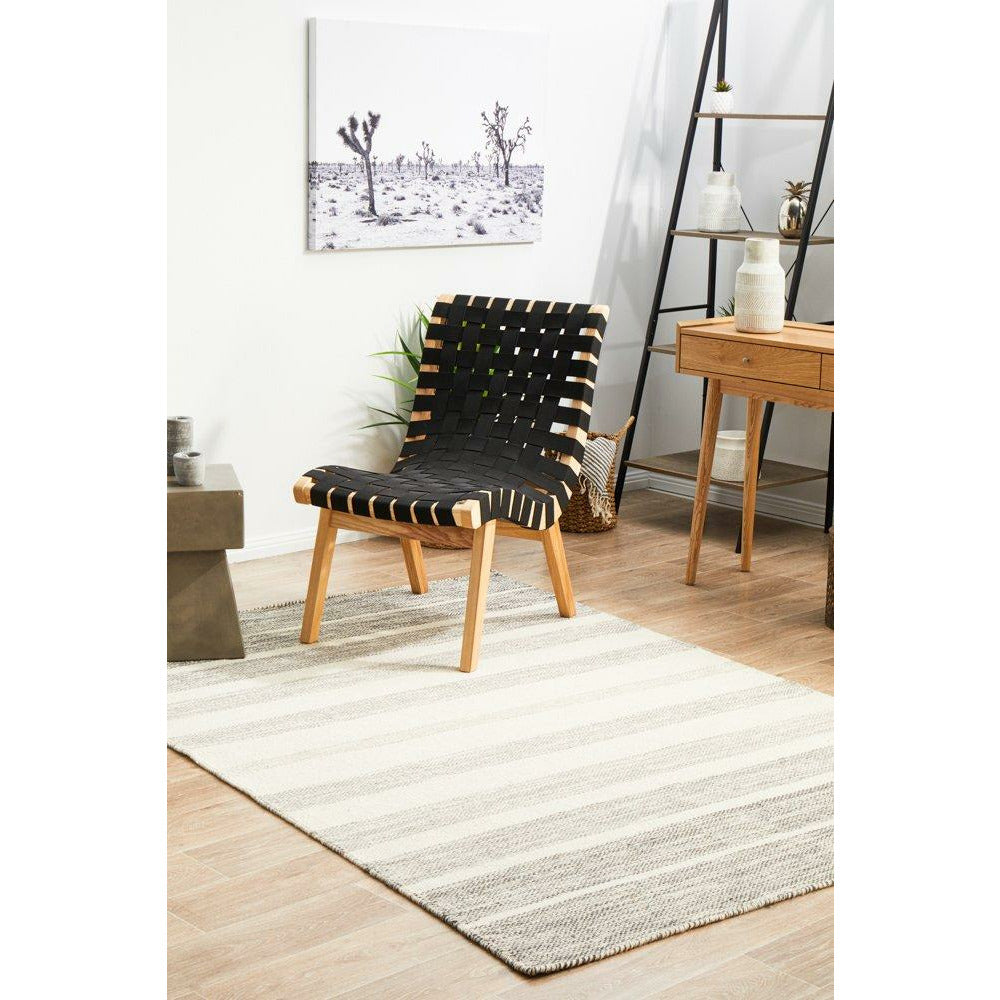 Oslo 709 Grey Modern Hand Made Wool Rug - Rugs Of Beauty - 3