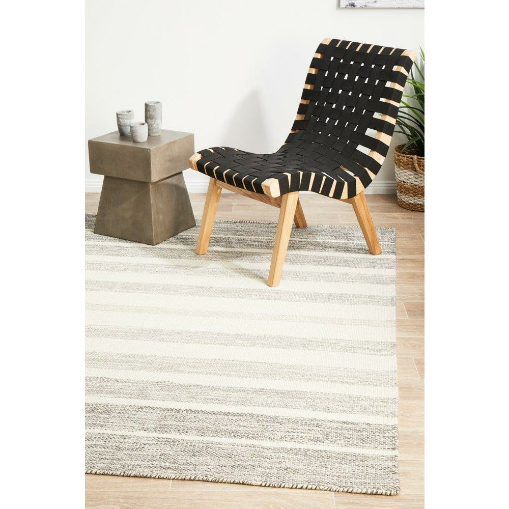 Oslo 709 Grey Modern Hand Made Wool Rug - Rugs Of Beauty - 4