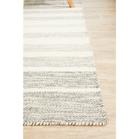 Oslo 709 Grey Modern Hand Made Wool Rug - Rugs Of Beauty - 6