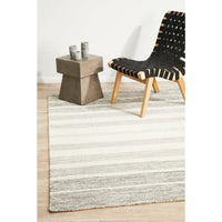 Oslo 709 Grey Modern Hand Made Wool Rug - Rugs Of Beauty - 2