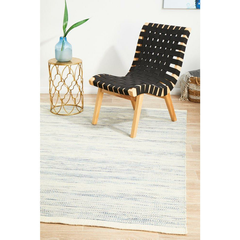 Oslo 710 Blue Modern Hand Made Wool Rug - Rugs Of Beauty - 4