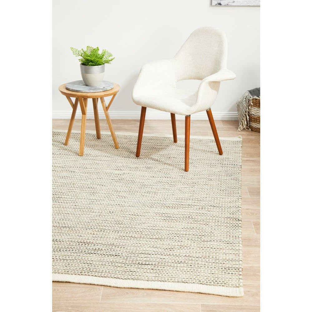 Oslo 710 Natural Modern Hand Made Wool Rug - Rugs Of Beauty - 4