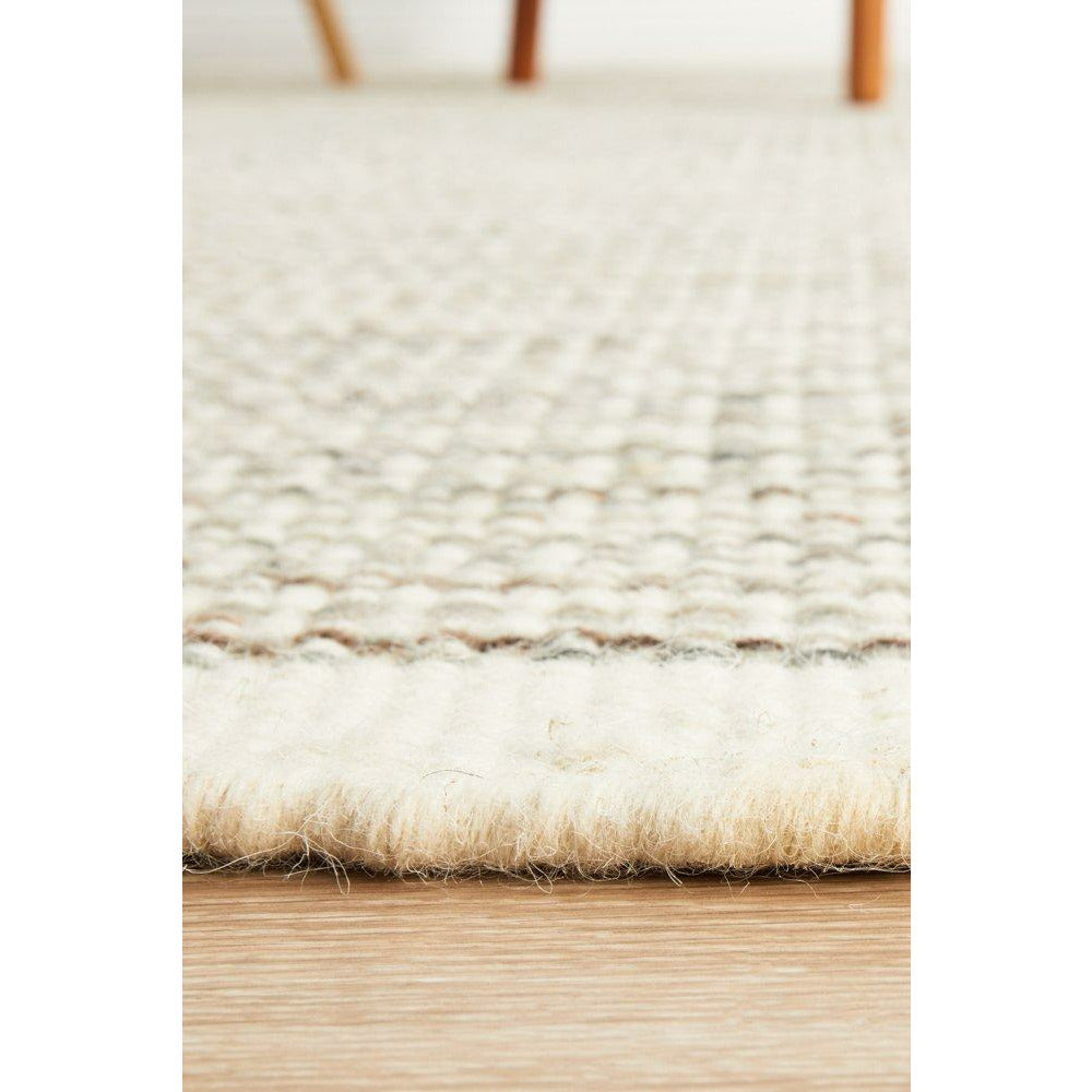 Oslo 710 Natural Modern Hand Made Wool Rug - Rugs Of Beauty - 7
